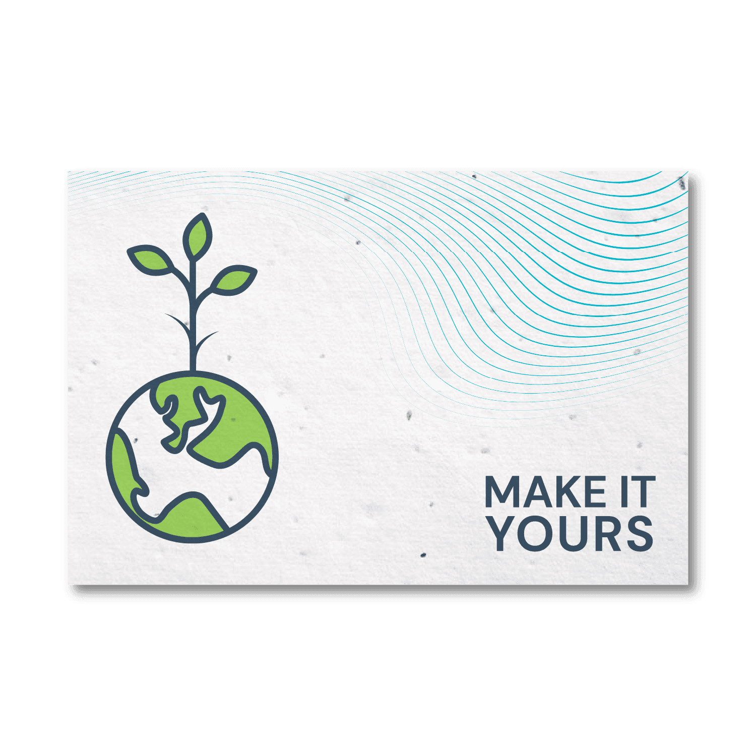 Handmade Seed Paper Postcard with 1-Sided Print 4 x 6 Inch product image 2