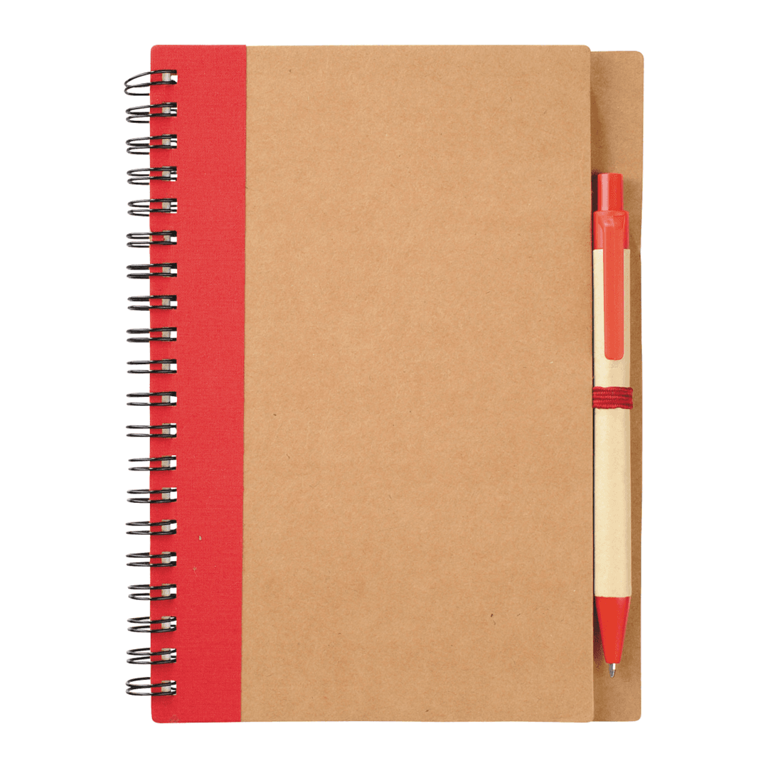 Ellis Spiral Recycled Notebook with Pen Set 5 x 7 Inch product image 3
