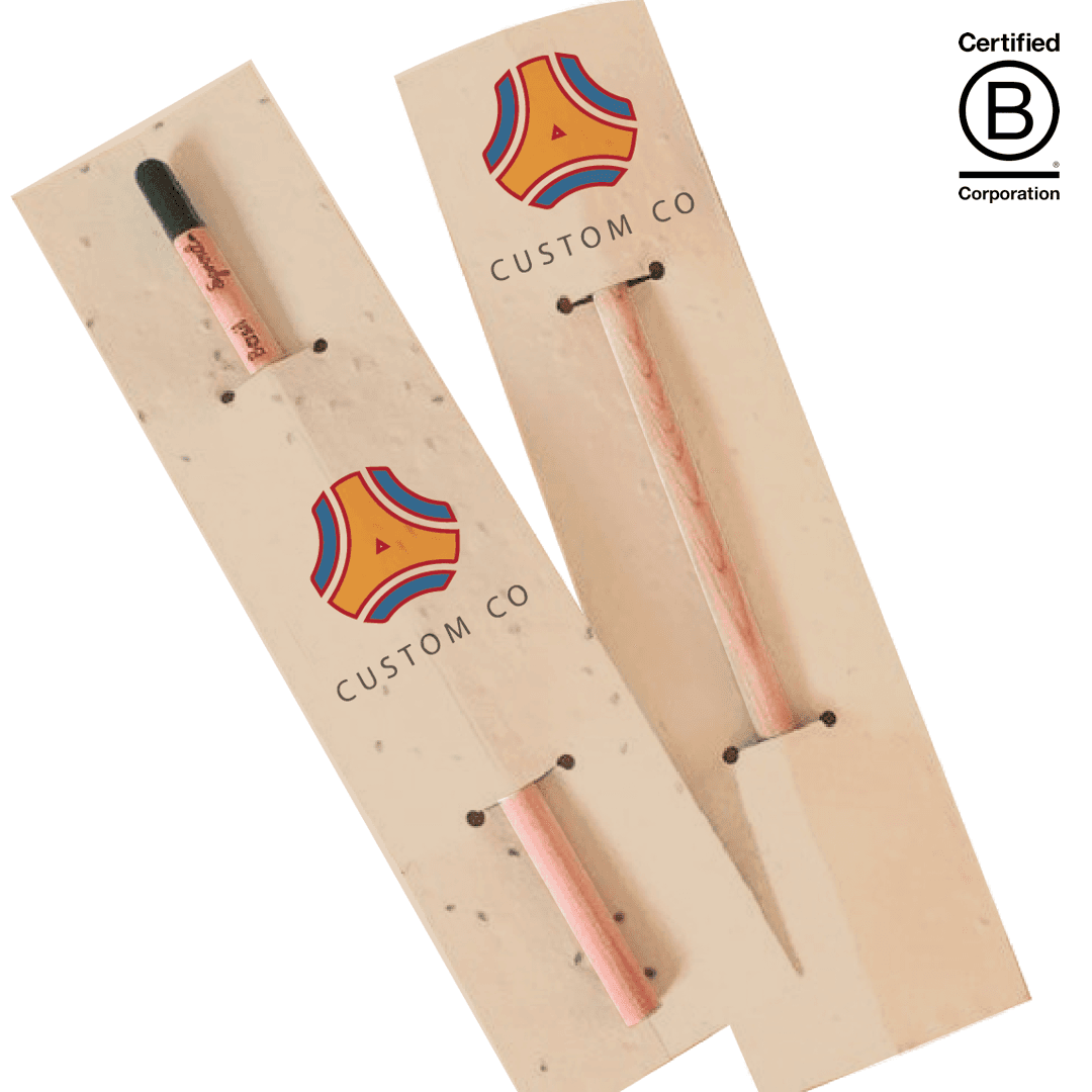 Plantable Pencil with Various Seeds and 2-Sided Seed Paper Wrap - Main product view 1