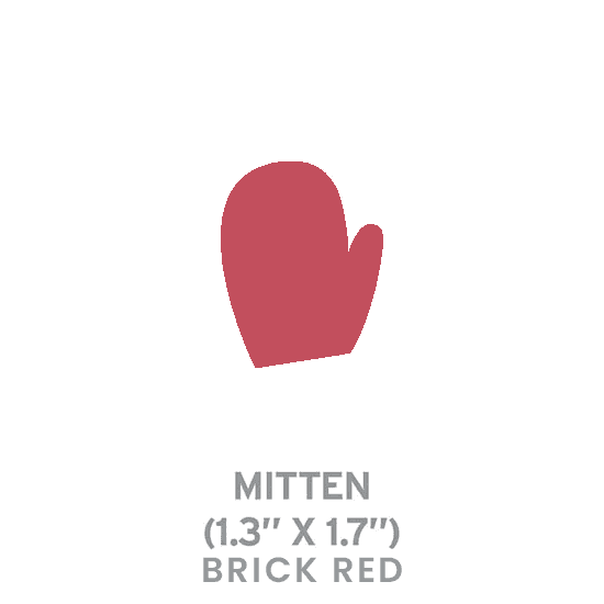 Small Seed Paper Shapes 1-Sided - Mitten product image