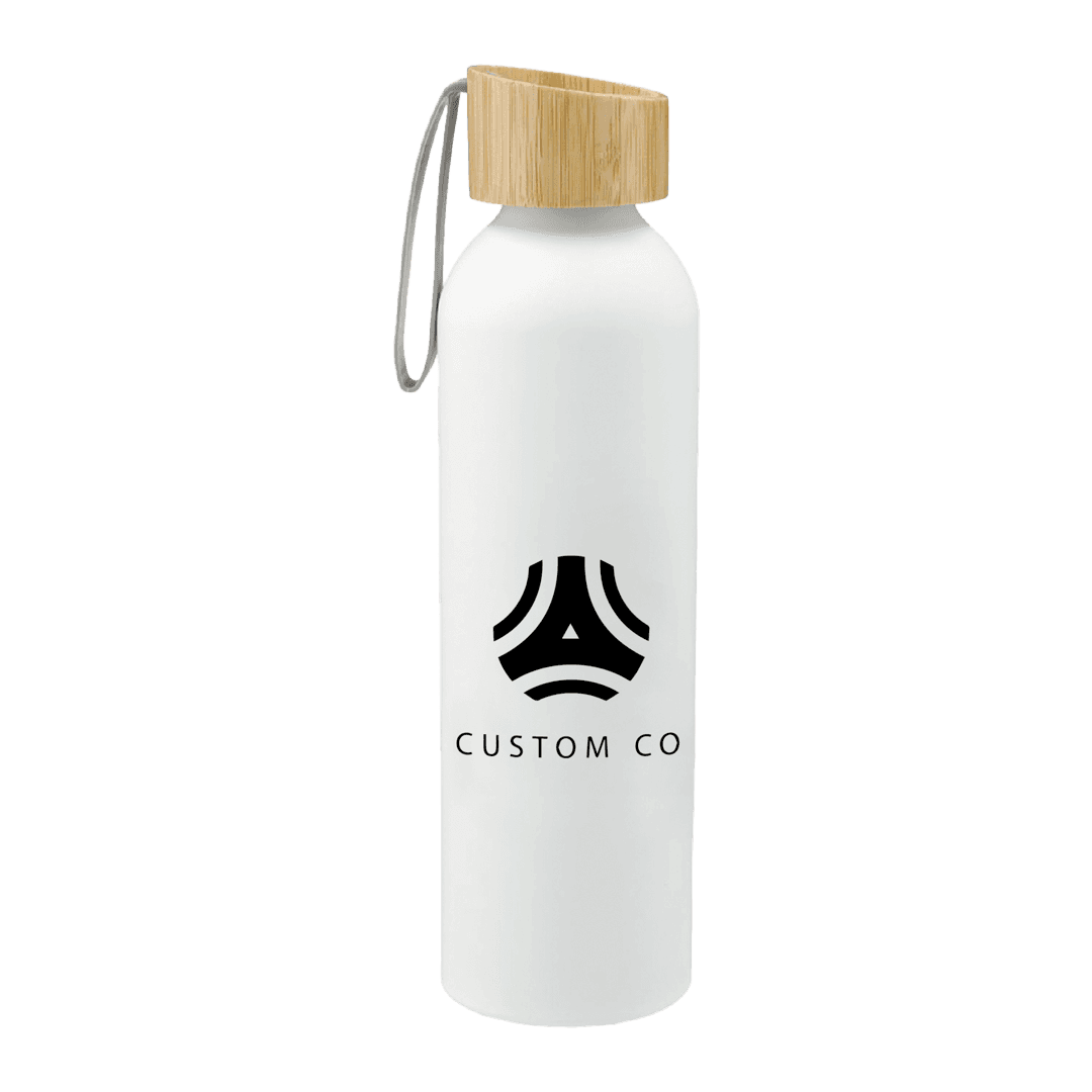 Zenith Aluminum Sport Water Bottle 22 oz with FSC® Bamboo Lid product image 1