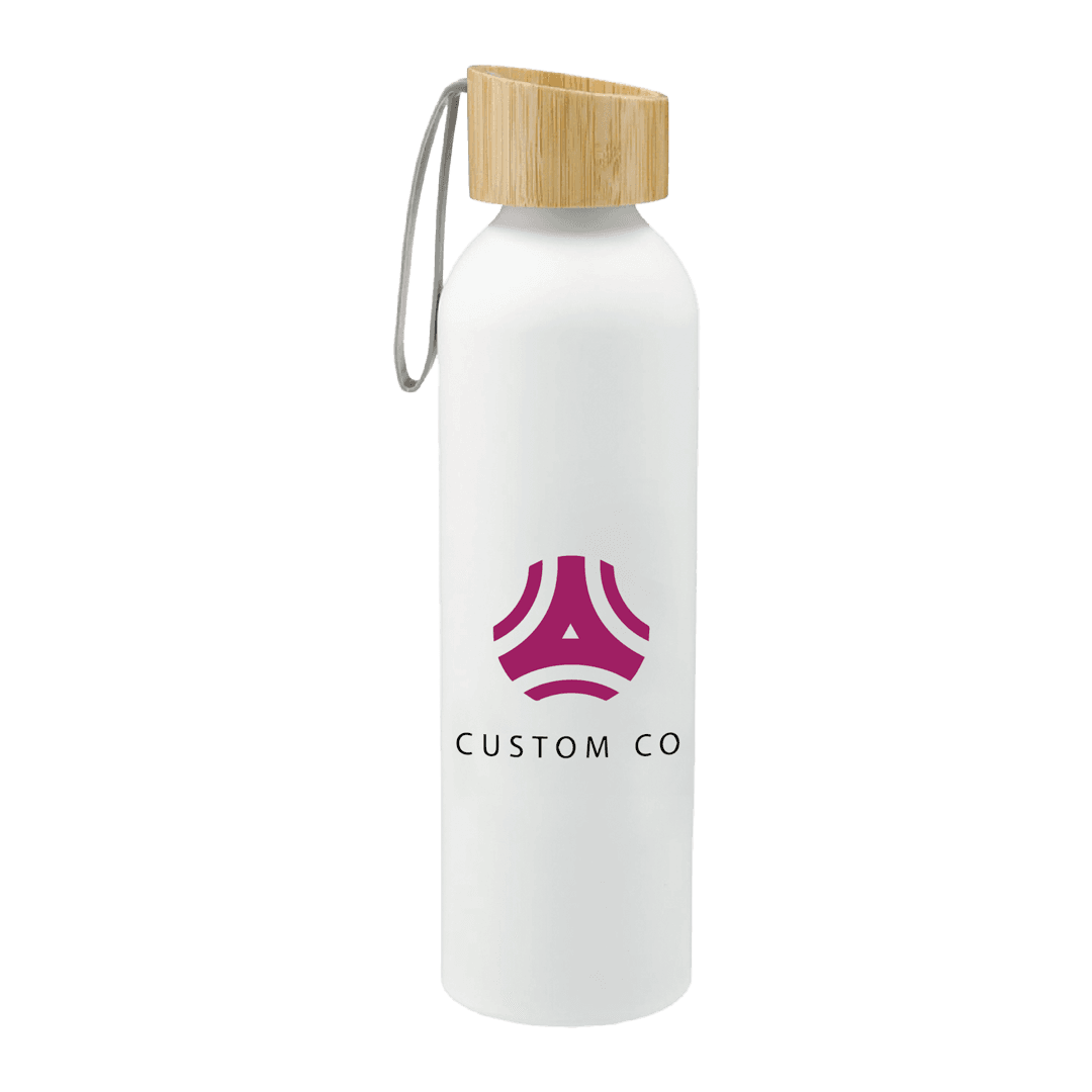 Zenith Aluminum Sport Water Bottle 22 oz with FSC® Bamboo Lid product image 2