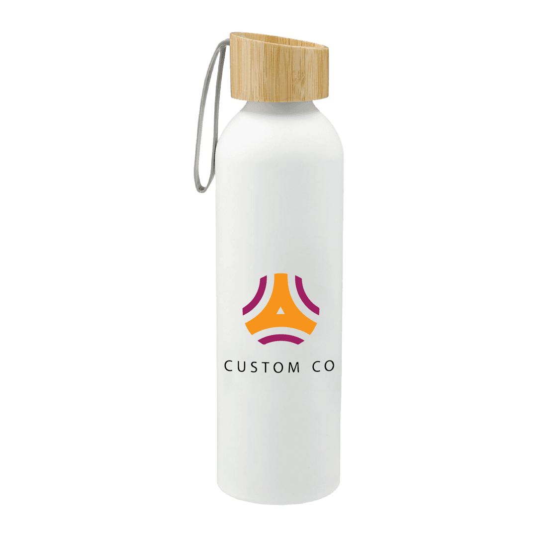 Zenith Aluminum Sport Water Bottle 22 oz with FSC® Bamboo Lid product image 3