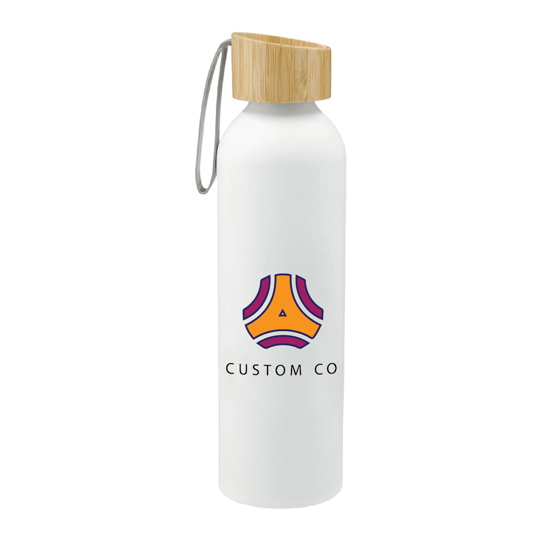Zenith Aluminum Sport Water Bottle 22 oz with FSC® Bamboo Lid product image 4