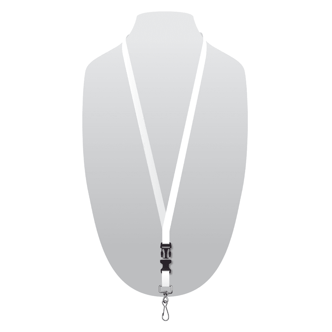 Recycled Lanyard With Detachable Buckle 3/8 Inch product image 2