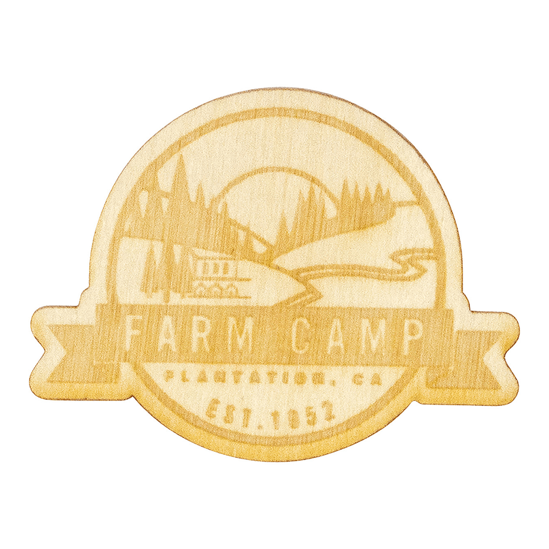 Custom Laser-Cut Canadian Wooden Sticker 3 Inch product image 3