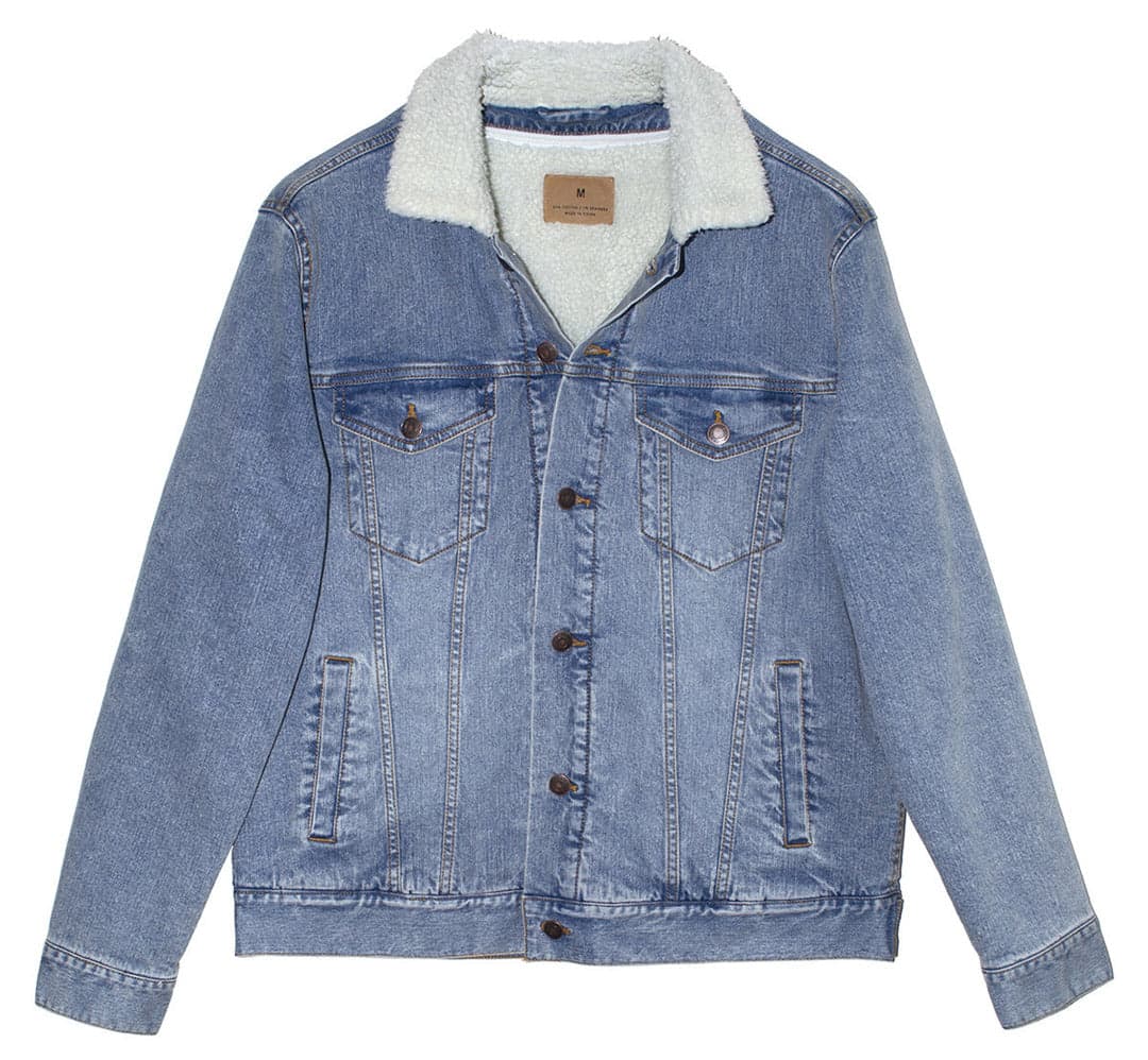 Shaun Sherpa-Lined Denim Jacket-Unisex product image 2