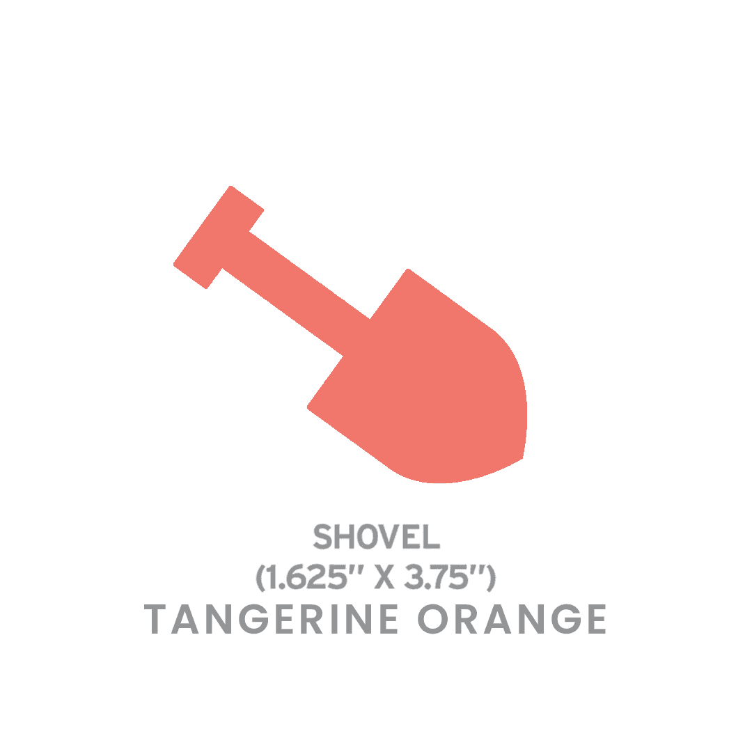 Large Seed Paper Shapes 2 Side Imprint - Shovel product image