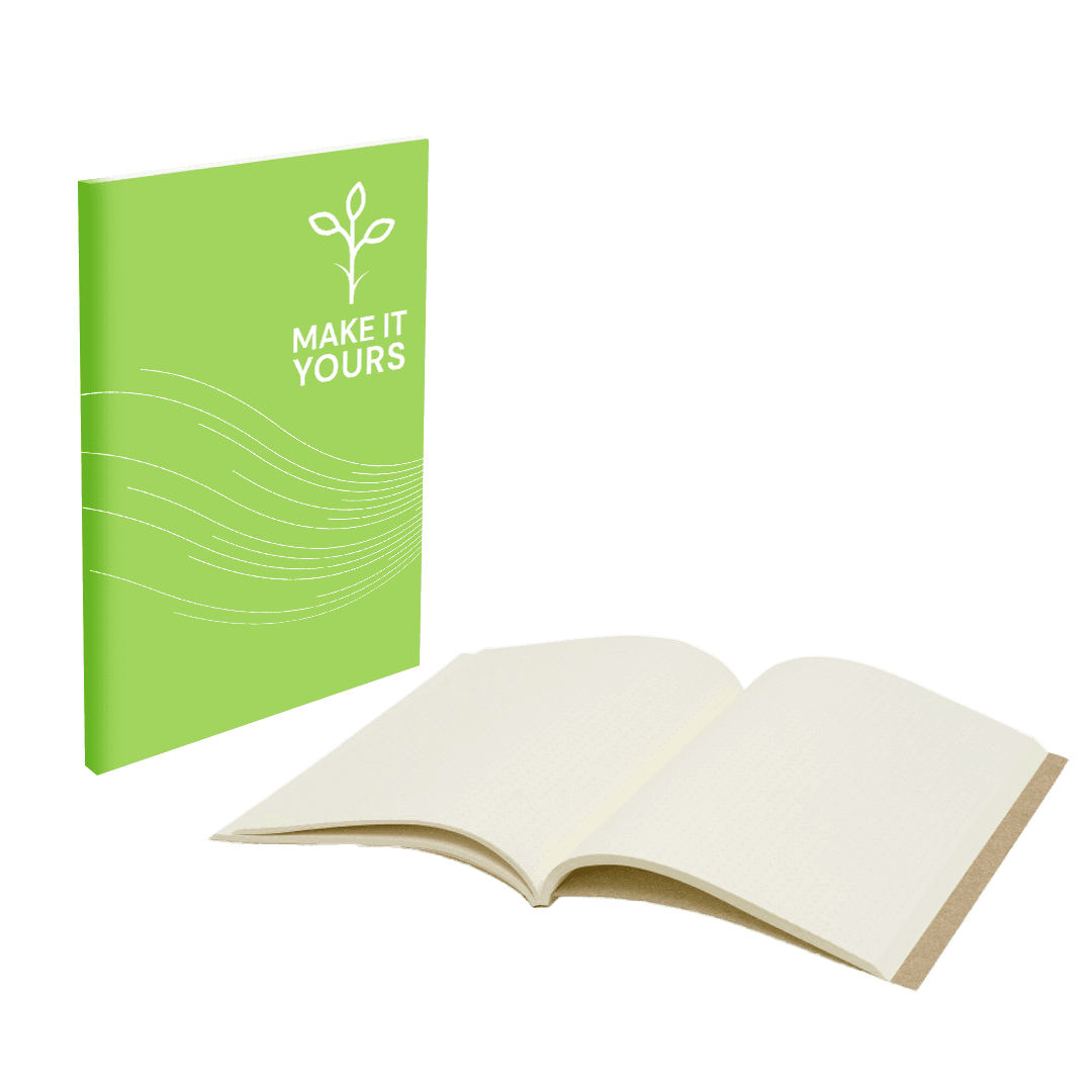 Stories Sleek XL Cardboard 150 Lined Page 5.5 x 8.25 Inch Notebook - Main product view 1