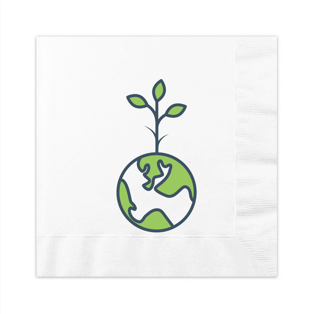 3-Ply Dinner Napkins-1 Side Print product image 2