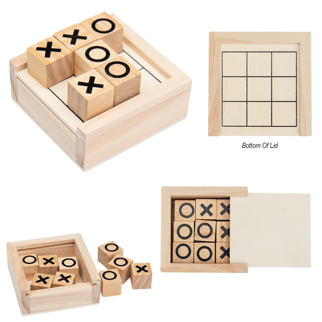 Wooden Travel Size Tic-Tac-Toe Game product image 6