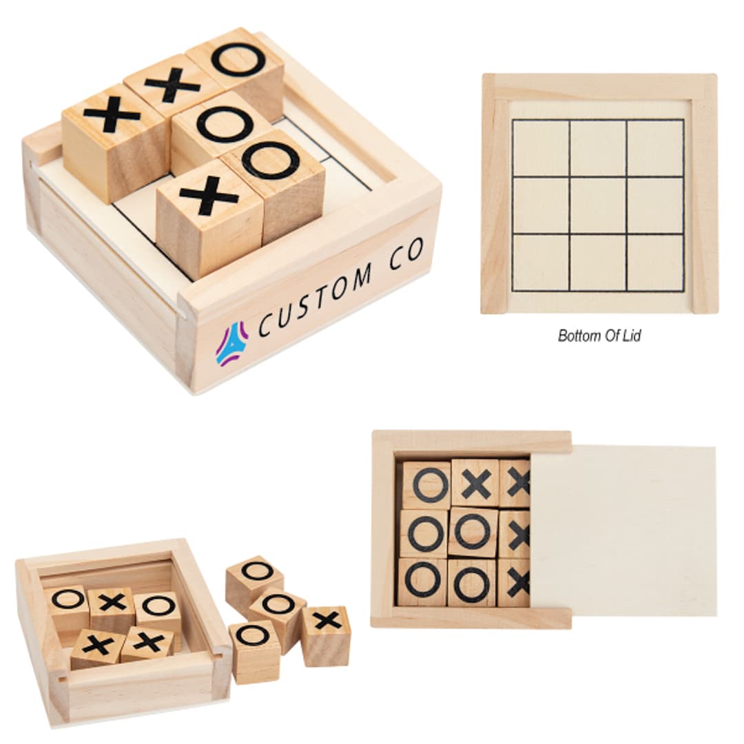 Wooden Travel Size Tic-Tac-Toe Game product image 4