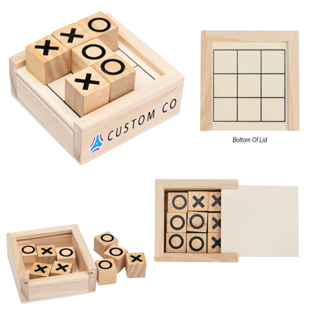 Wooden Travel Size Tic-Tac-Toe Game product image 5