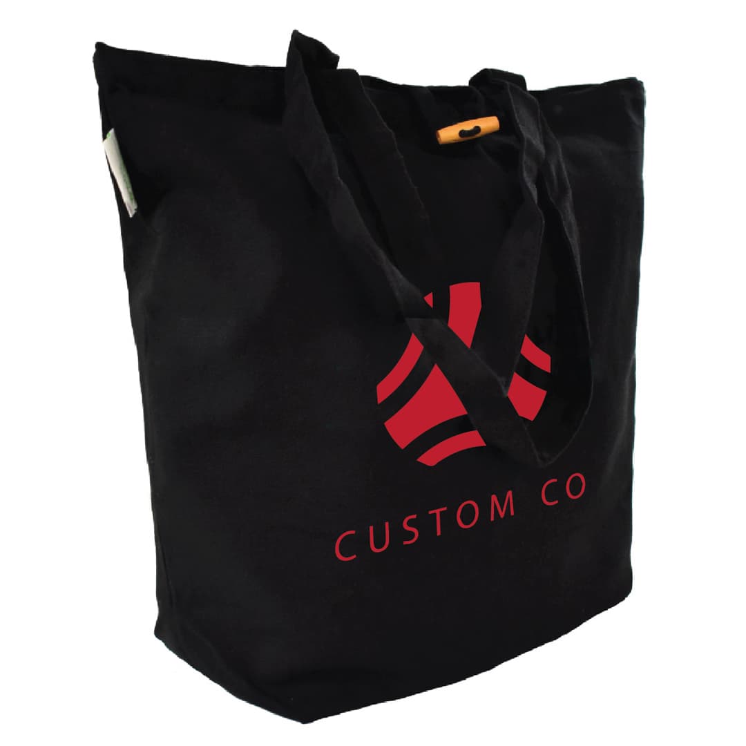 Black Recycled Cotton Super Tote product image 3