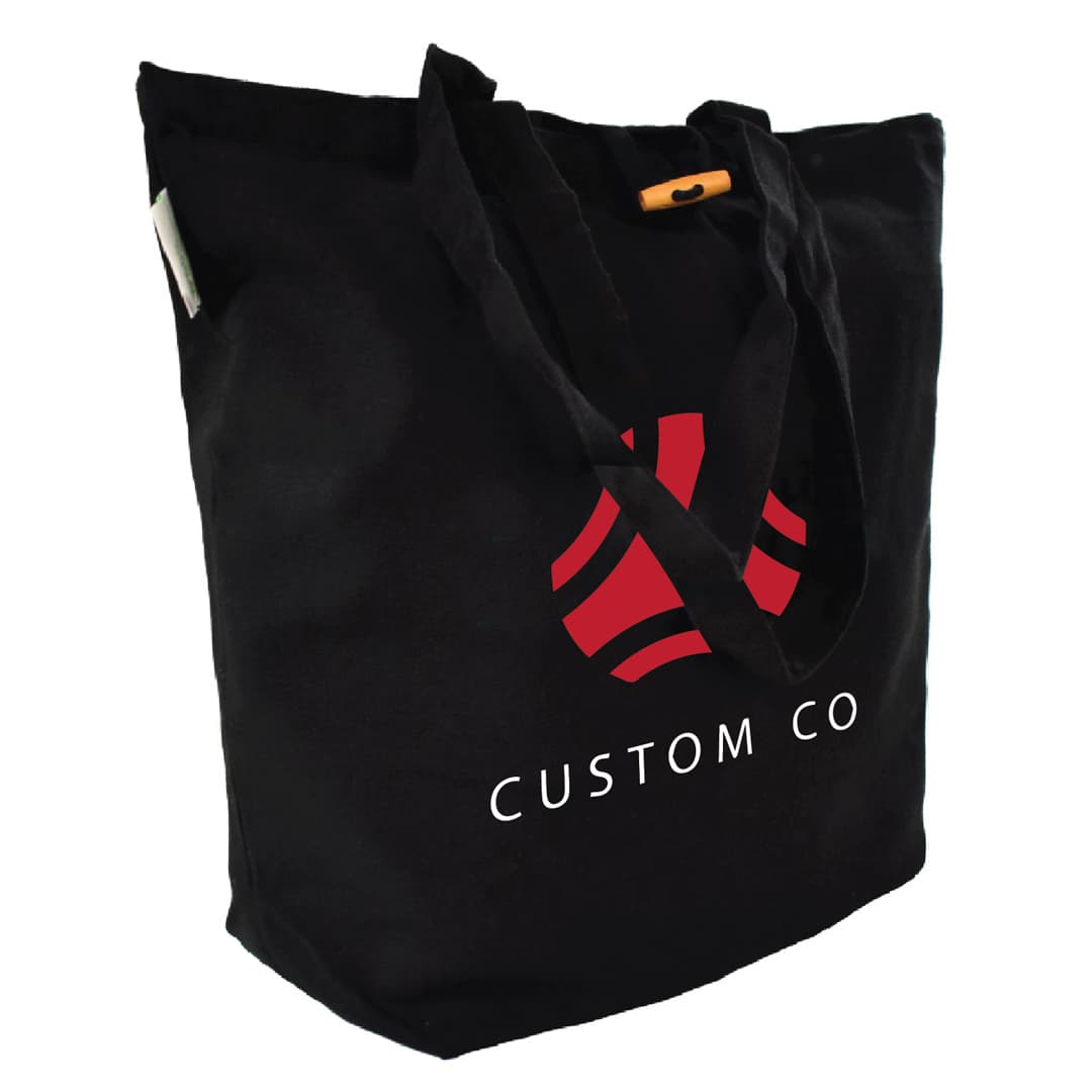 Black Recycled Cotton Super Tote product image 4