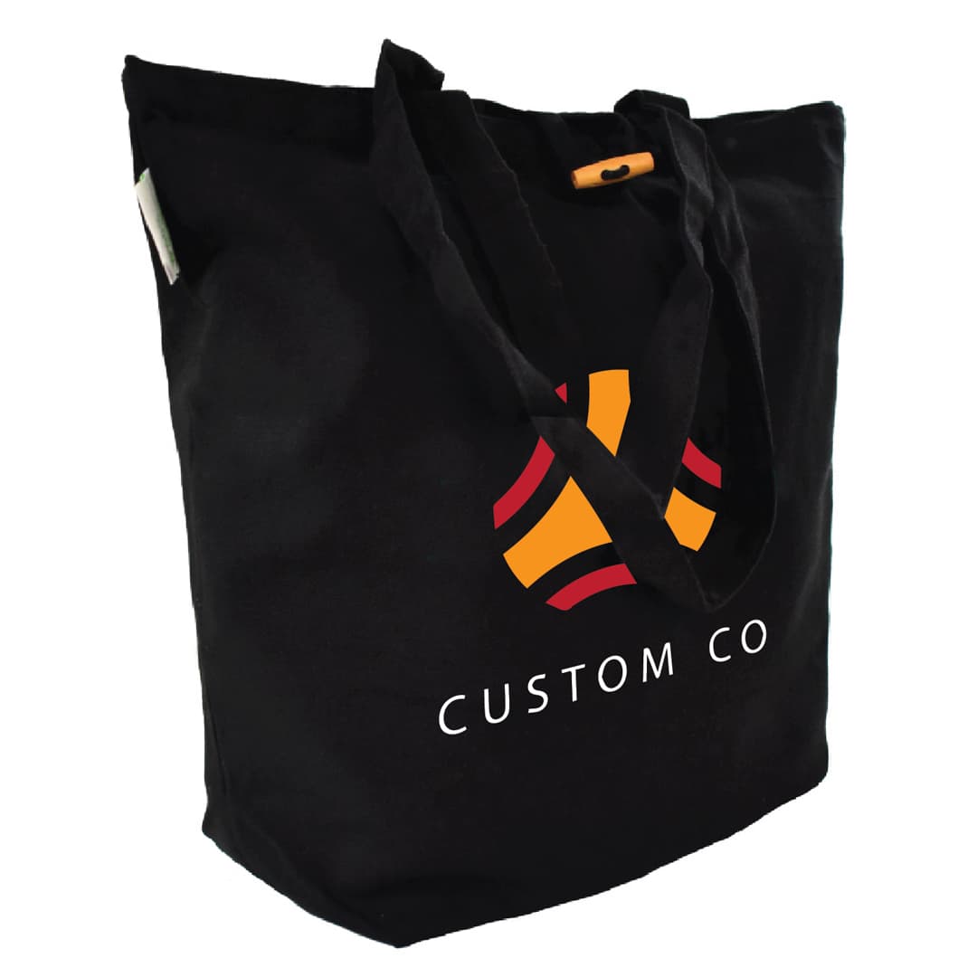 Black Recycled Cotton Super Tote product image 5