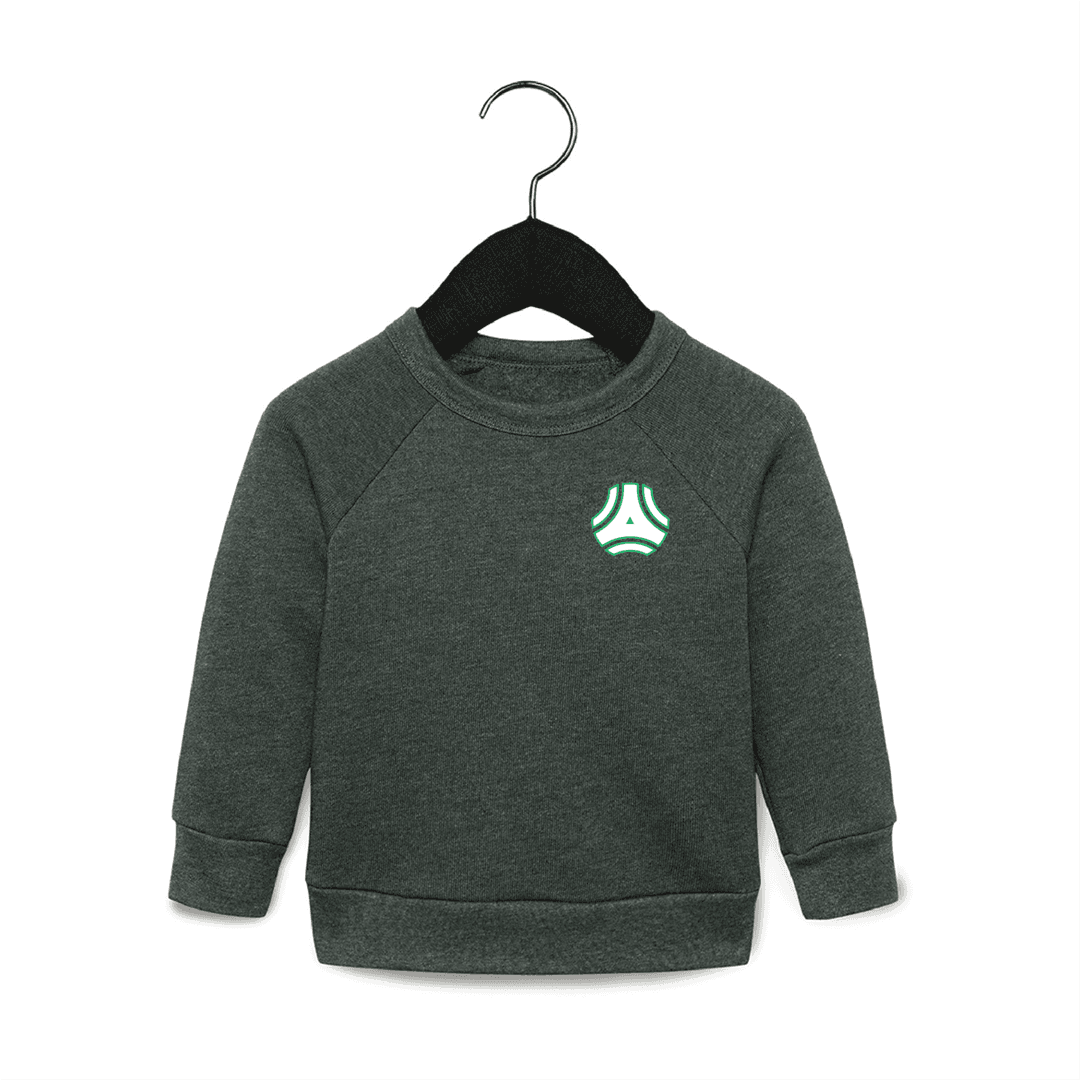 Bella + Canvas Comfy Toddler Fleece Raglan Sweatshirt-Toddler product image 2