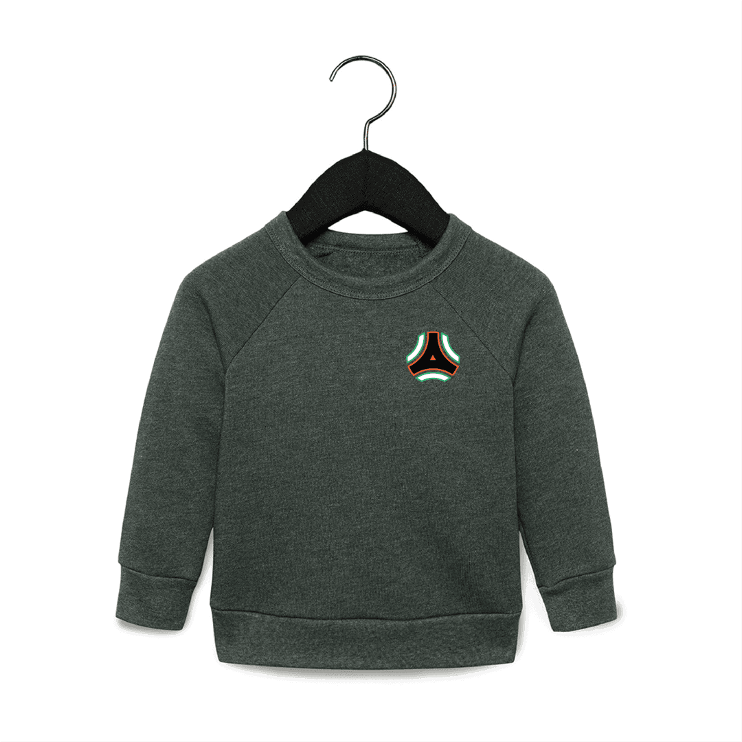 Bella + Canvas Comfy Toddler Fleece Raglan Sweatshirt-Toddler product image 4