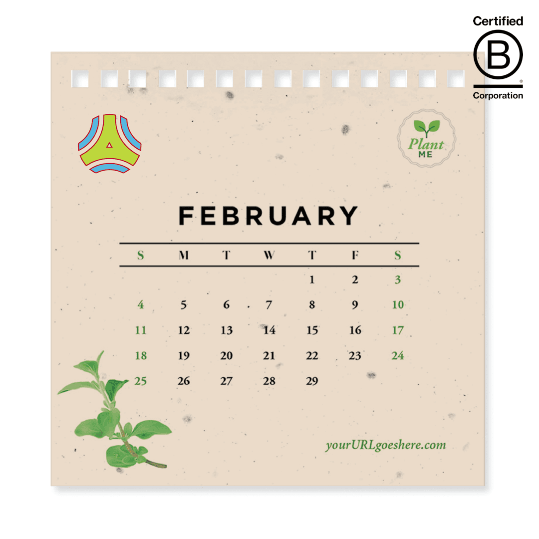 Seedpaper Plantable Herb Wildflower Garden Calendar product image 2