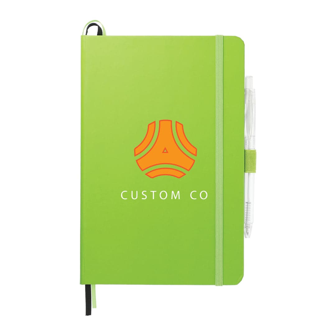 Ellroy Bound Notebook with RPET Pen Combo 5.5 x 8.5 Inch product image 2