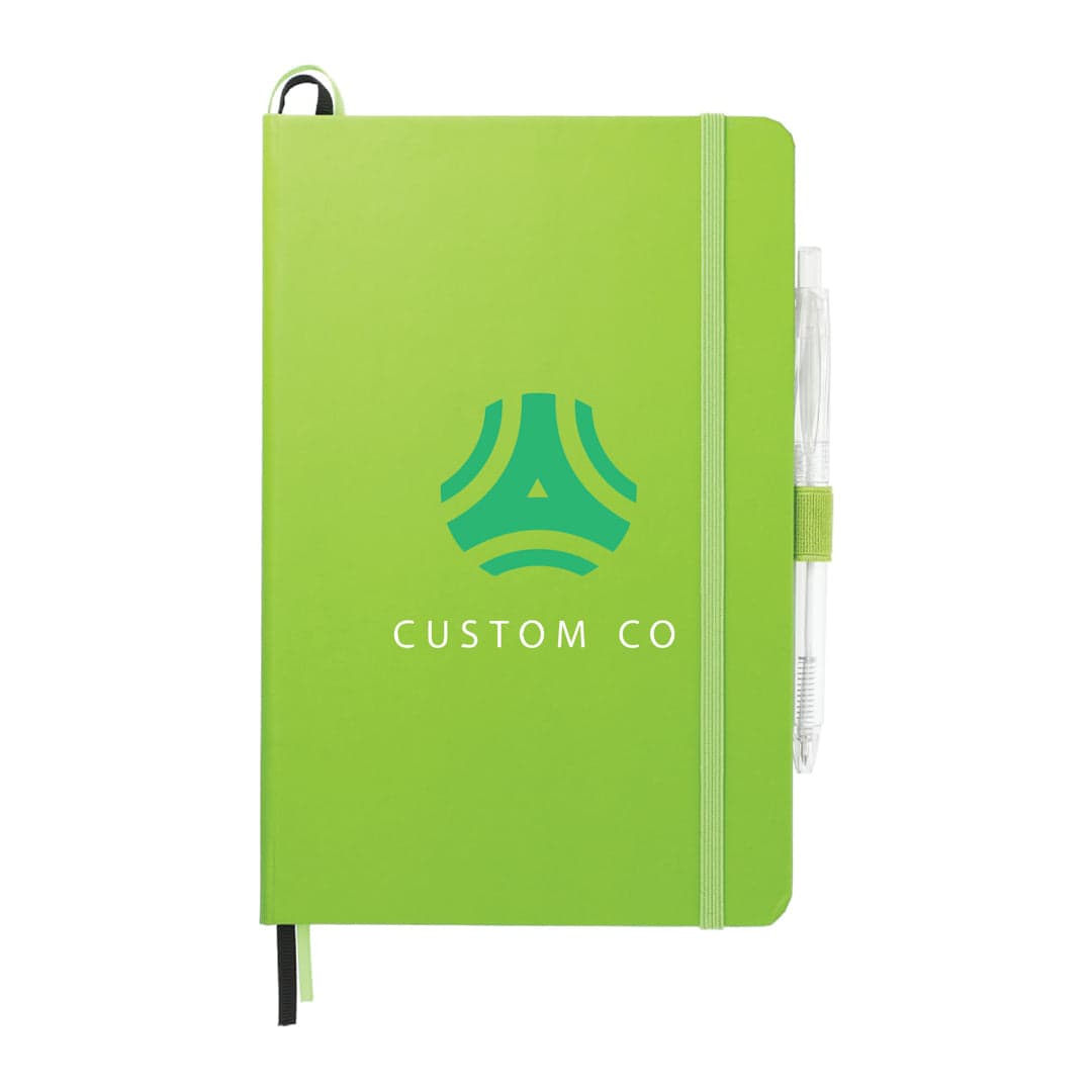 Ellroy Bound Notebook with RPET Pen Combo 5.5 x 8.5 Inch - Main product view 1