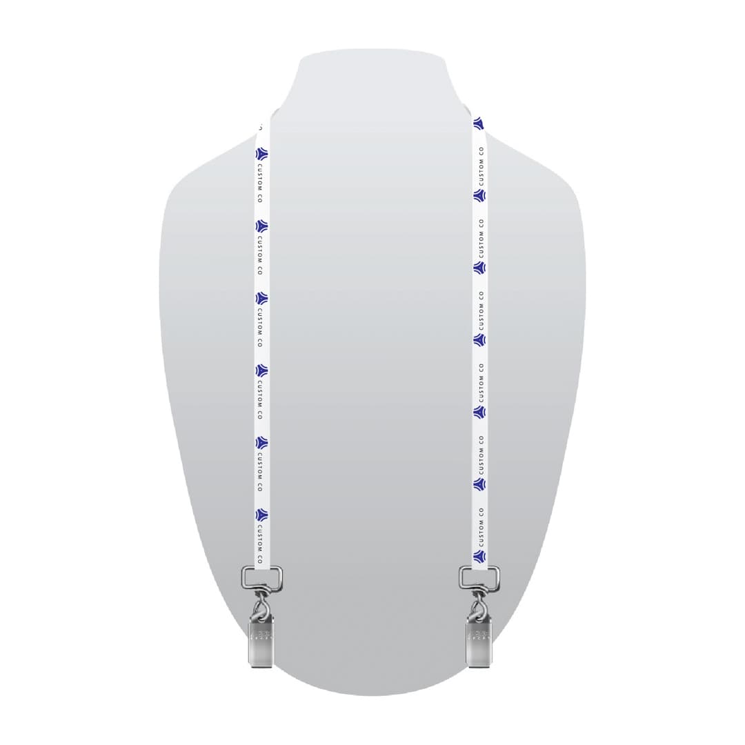 Recycled Lanyard Sublimated With Bulldog Clip 3/8 Inch product image 2