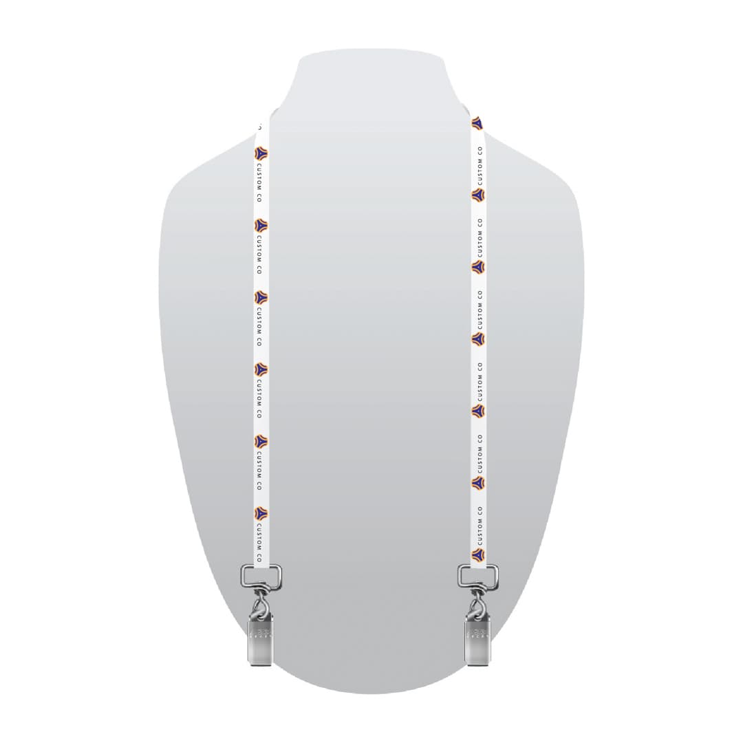 Recycled Lanyard Sublimated With Bulldog Clip 3/8 Inch product image 3