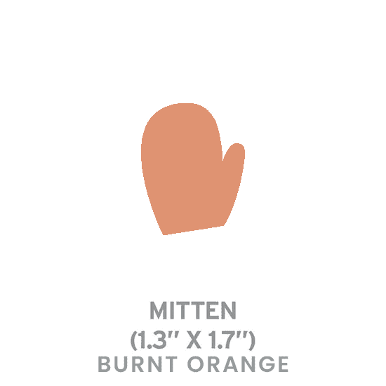 Small Seed Paper Shapes 2-Sided - Mitten product image