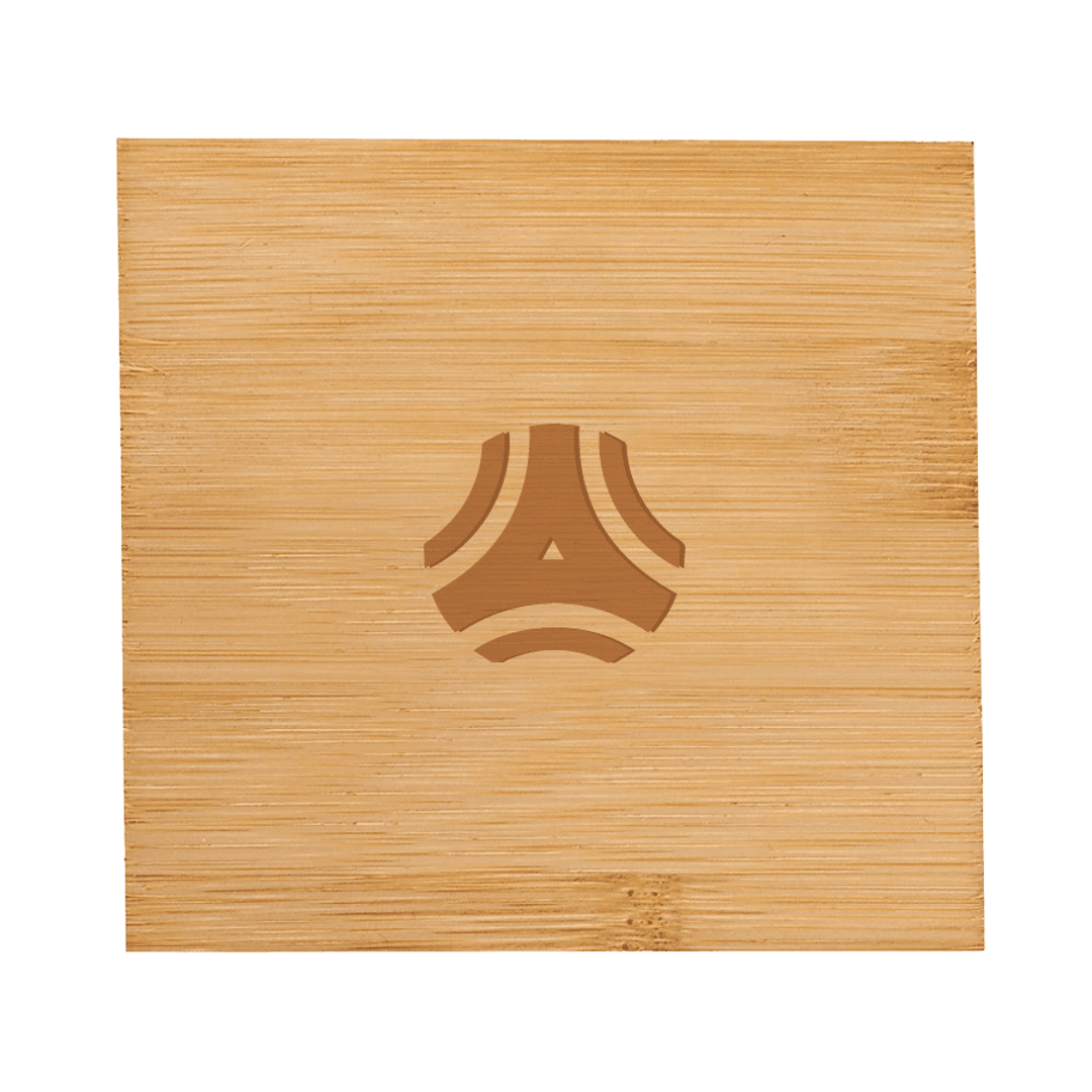 Bamboo Coaster Set With Box - Main product view 1