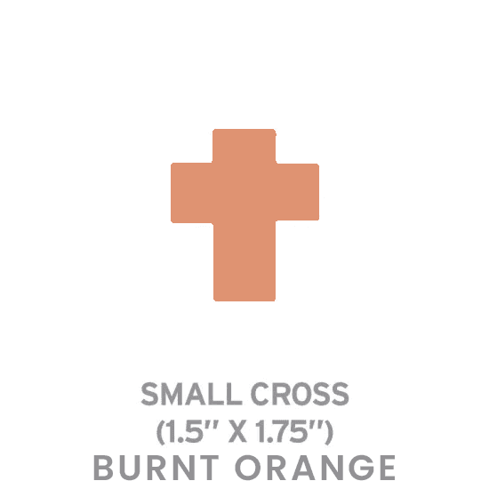 Small Seed Paper Shapes 2-Sided - Cross product image