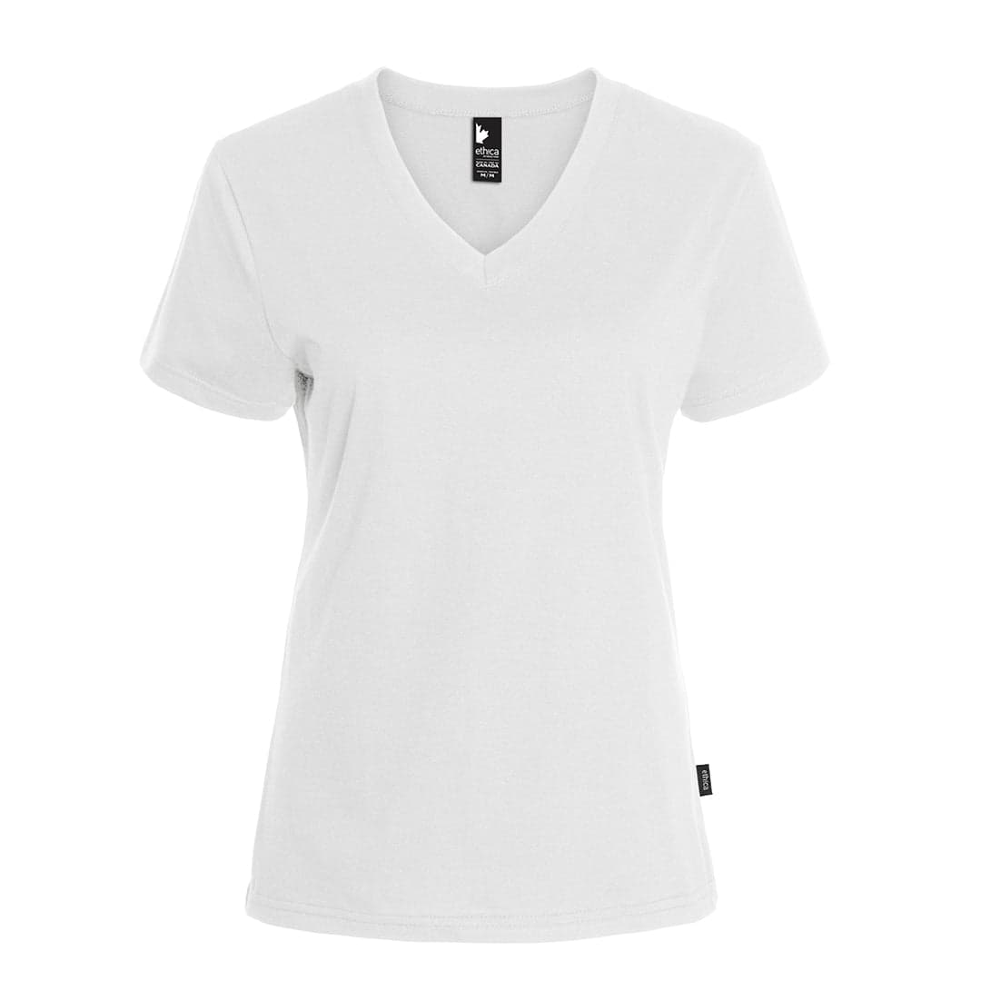 Nyack Organic Cotton Recycled Poly V-Neck T-Shirt-Women's product image 5
