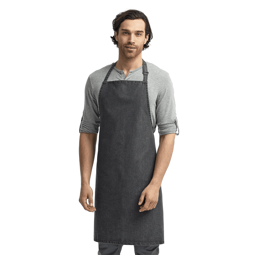 Matcha Latte Sustainable Recycled Embroidered PET Work Apron - Main product view 1