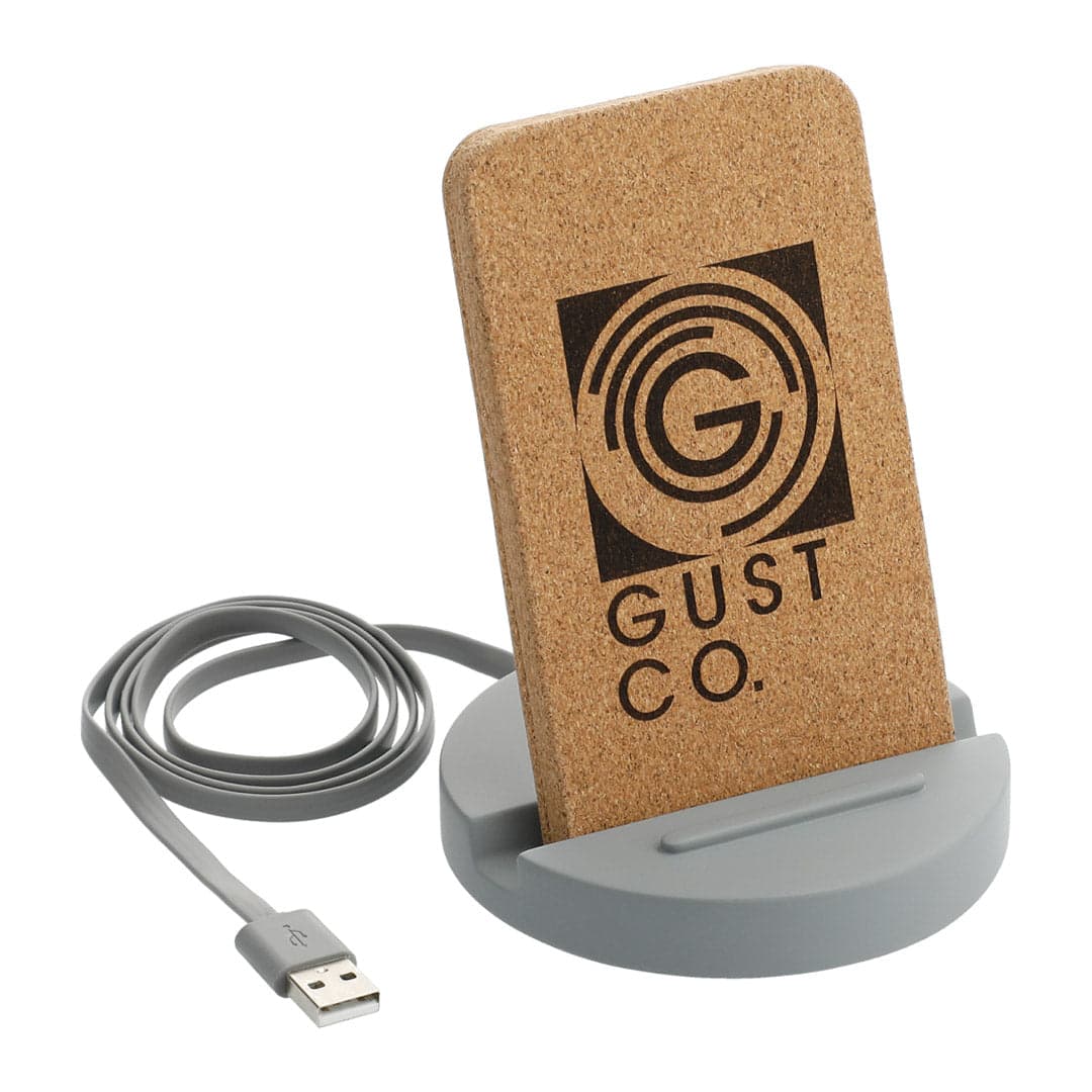 Cement Cork Phone Stand and Wireless Charger - Main product view 1