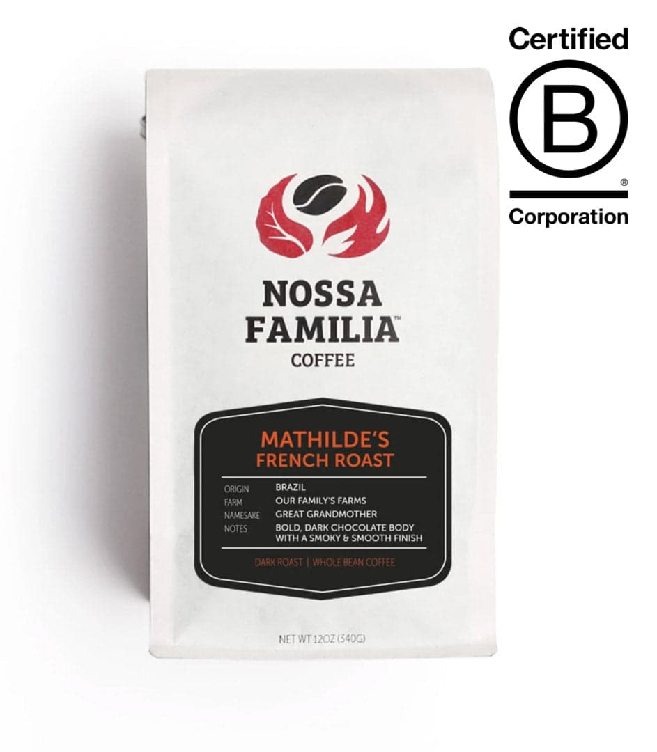 Nossa Familia Coffee Mathilde French Roast 12 Oz. Whole Beans - Main product view 1