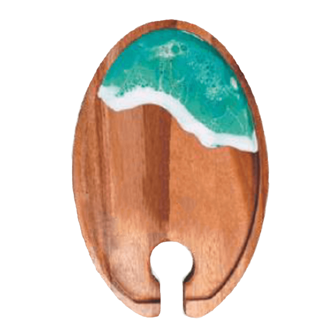 Acacia Hardwood Wine and Appetizer Tray product image 2