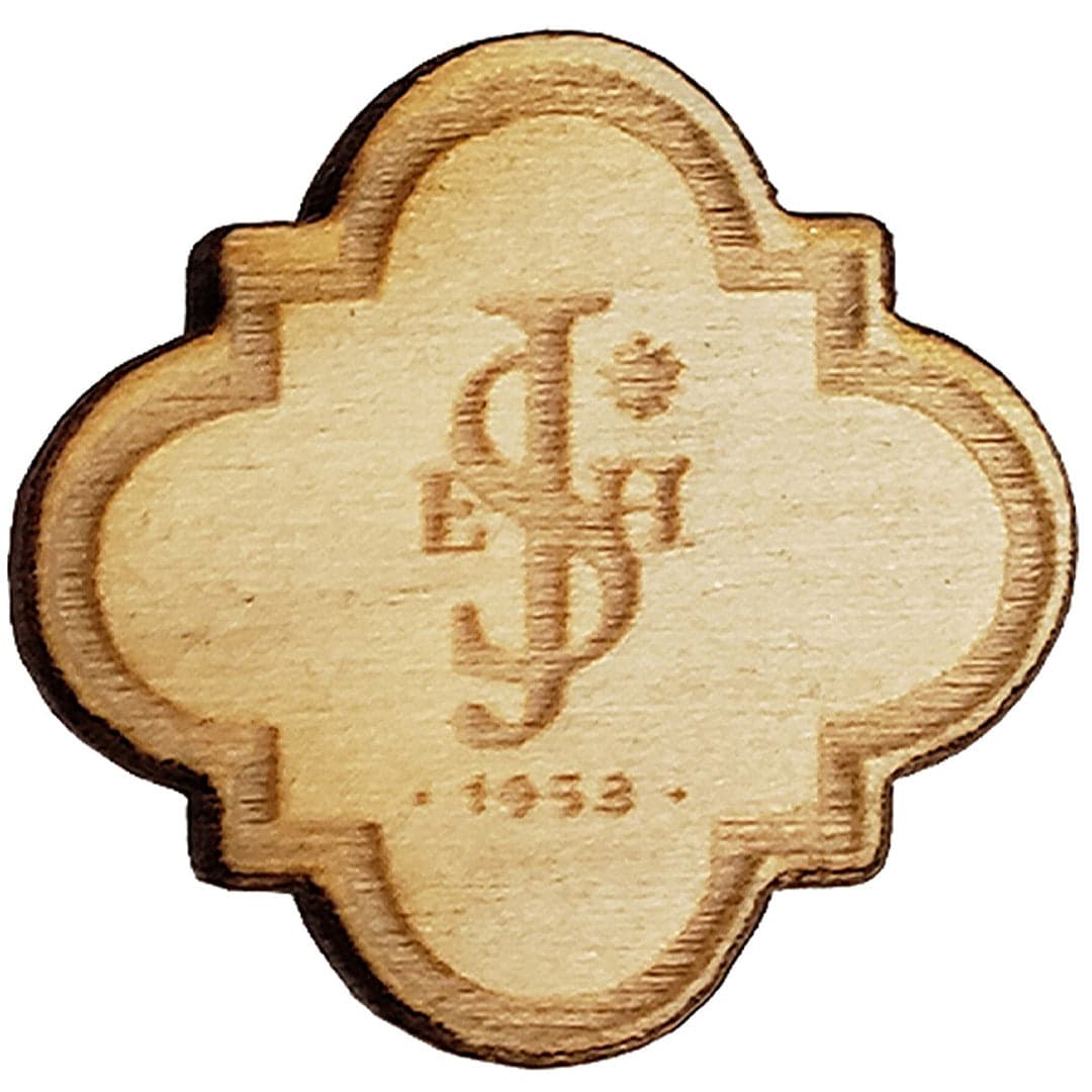 Custom Cut Wooden Lapel Pins 3/4 Inch product image 2