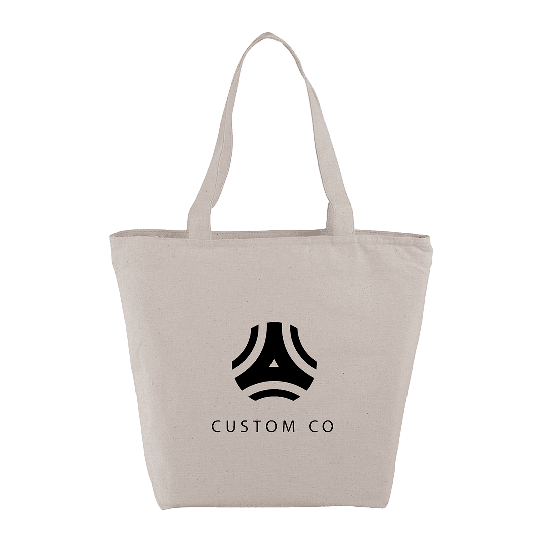 Sauble Cotton Zippered Tote Bag 8 oz product image 4