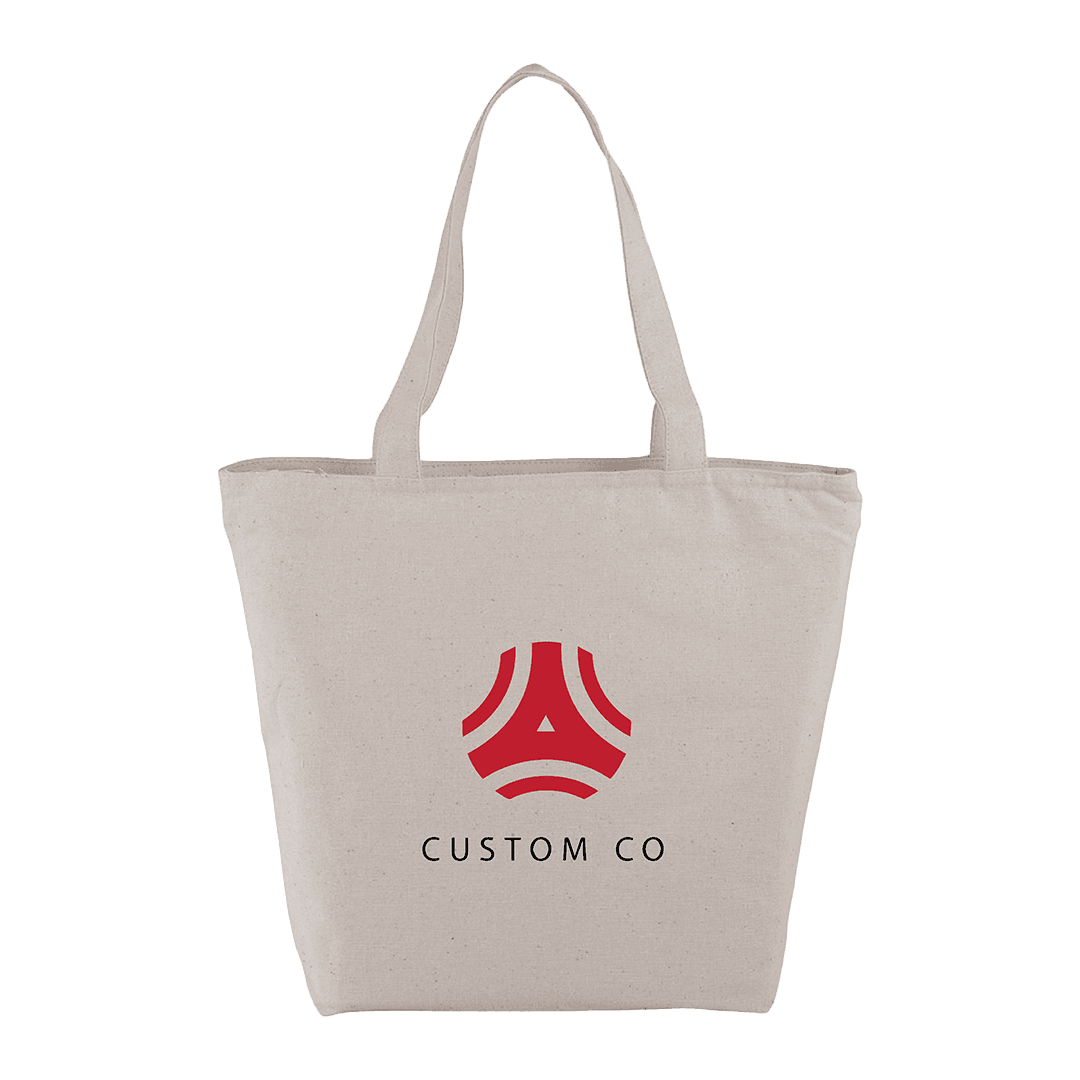 Sauble Cotton Zippered Tote Bag 8 oz product image 5