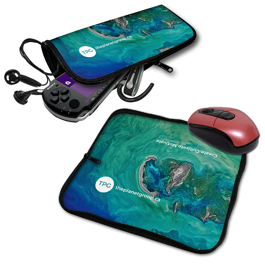 Multi-task Zip Rectangle Travel Pouch Mouse Pad product image 4