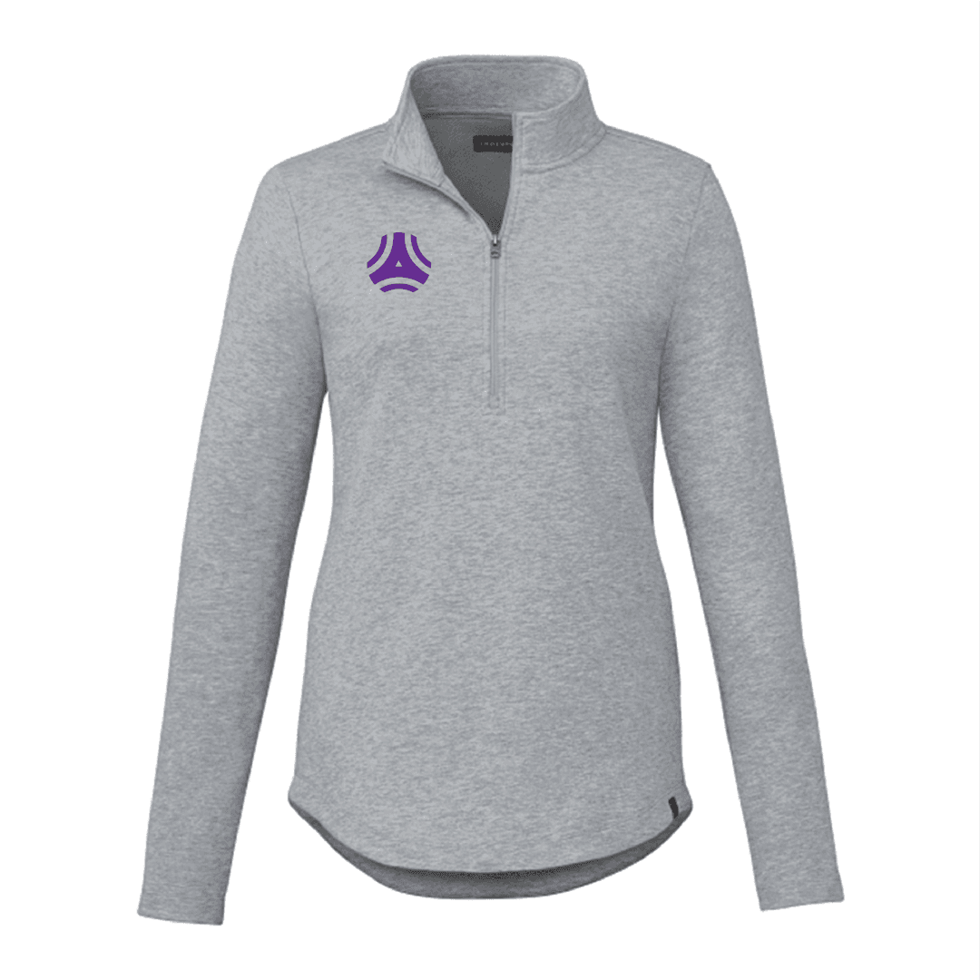 Recycled Poly Eco Knit Sweater 1/4 Zip-Women's product image 2