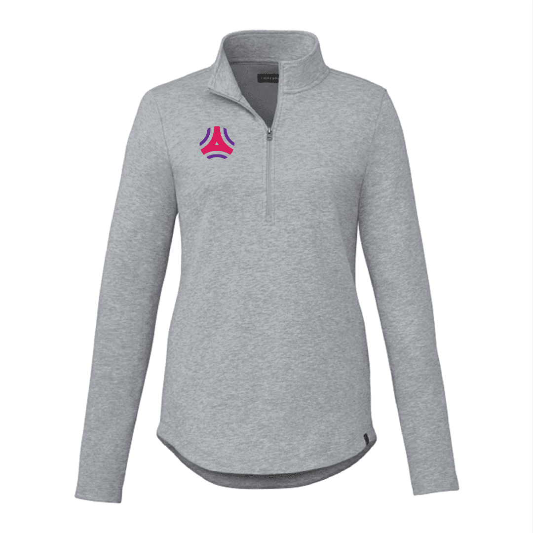 Recycled Poly Eco Knit Sweater 1/4 Zip-Women's product image 3