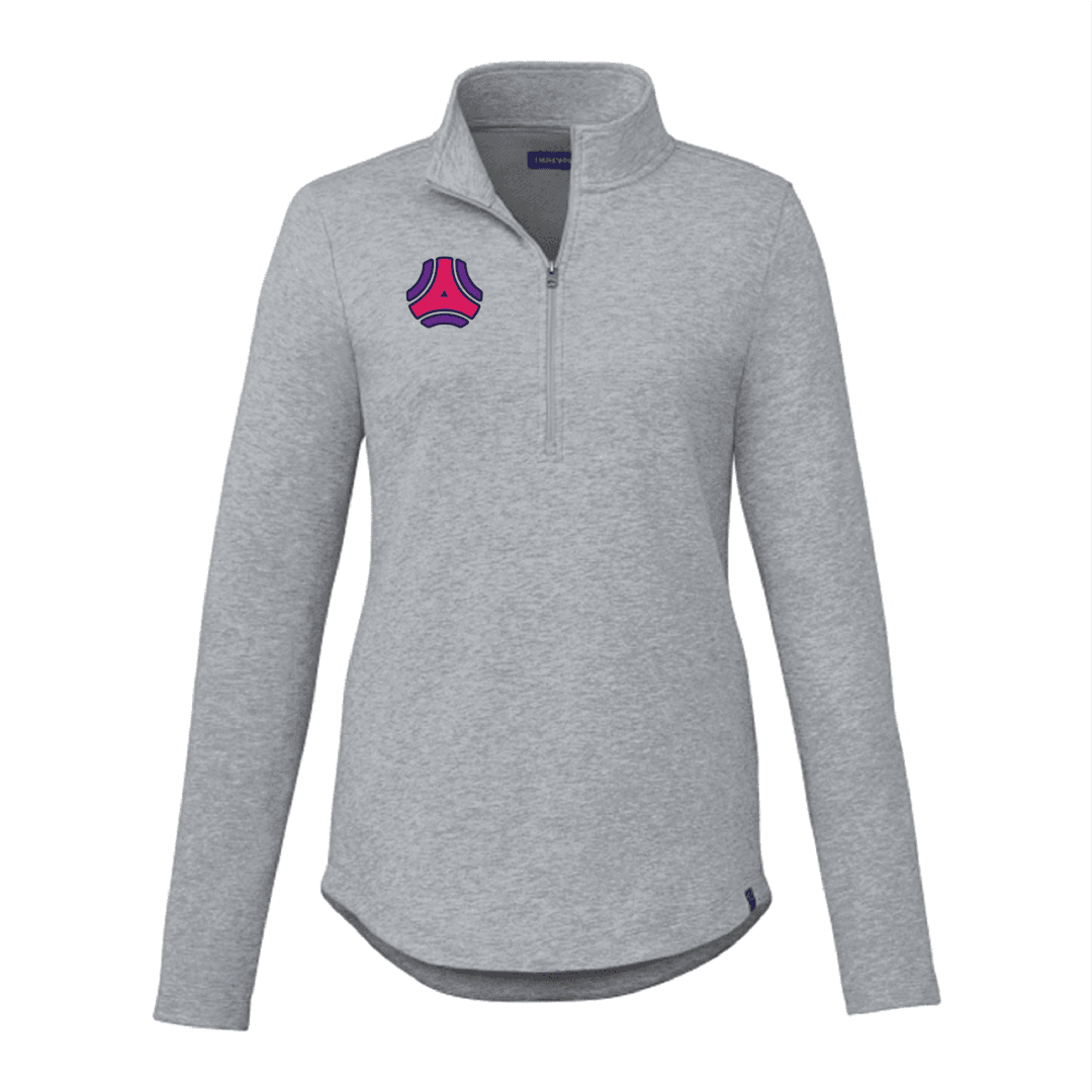 Recycled Poly Eco Knit Sweater 1/4 Zip-Women's product image 4