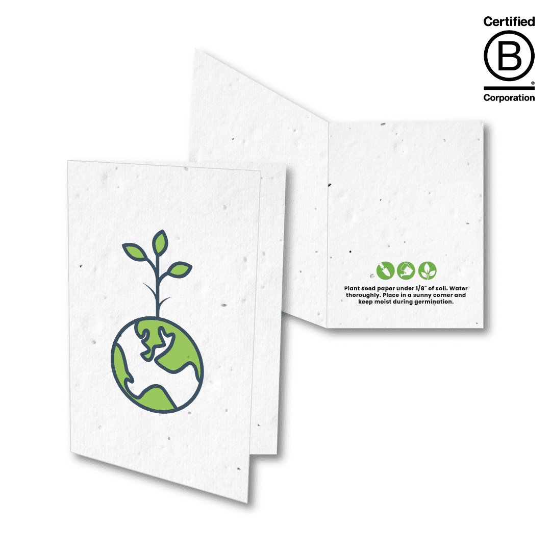 Small Seed Paper Greeting Card 2-Sided product image 2