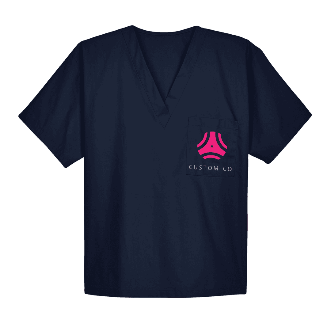 Dorian Adult Cotton Poly 4.9 oz. Scrub Top-Unisex product image 2