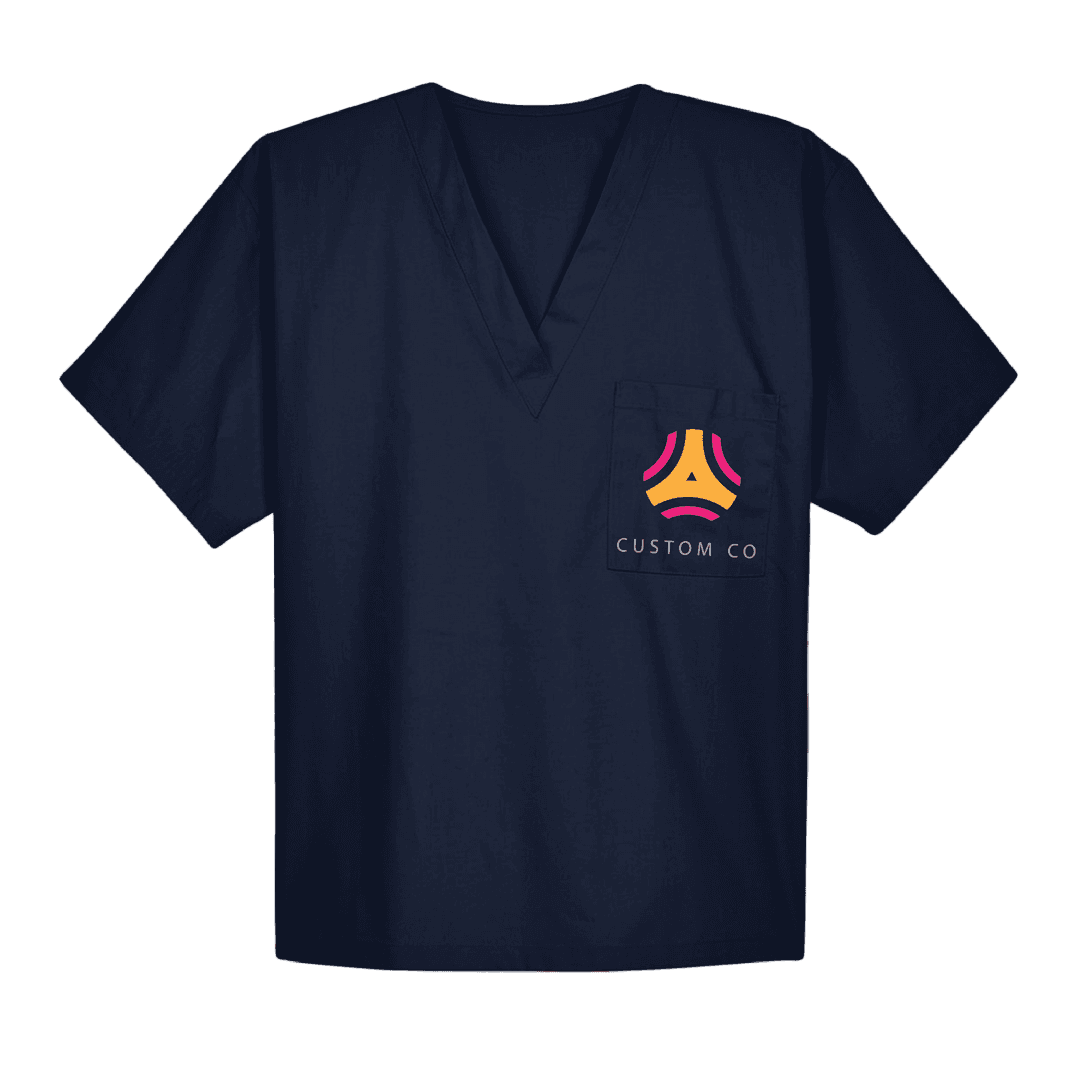 Dorian Adult Cotton Poly 4.9 oz. Scrub Top-Unisex product image 3