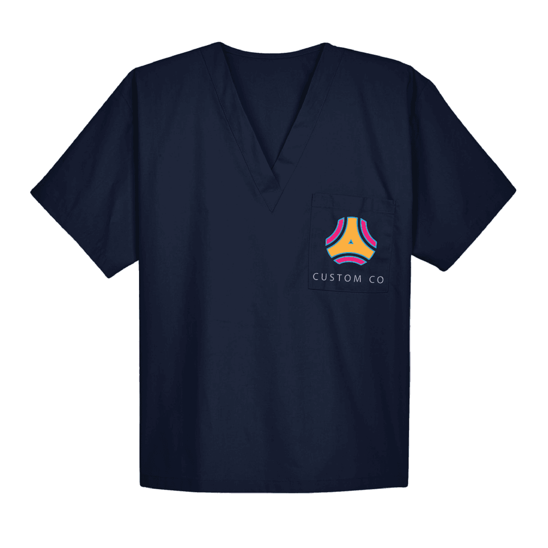 Dorian Adult Cotton Poly 4.9 oz. Scrub Top-Unisex product image 4