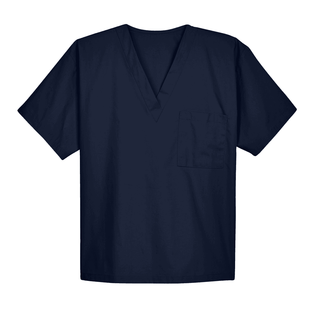 Dorian Adult Cotton Poly 4.9 oz. Scrub Top-Unisex product image 6