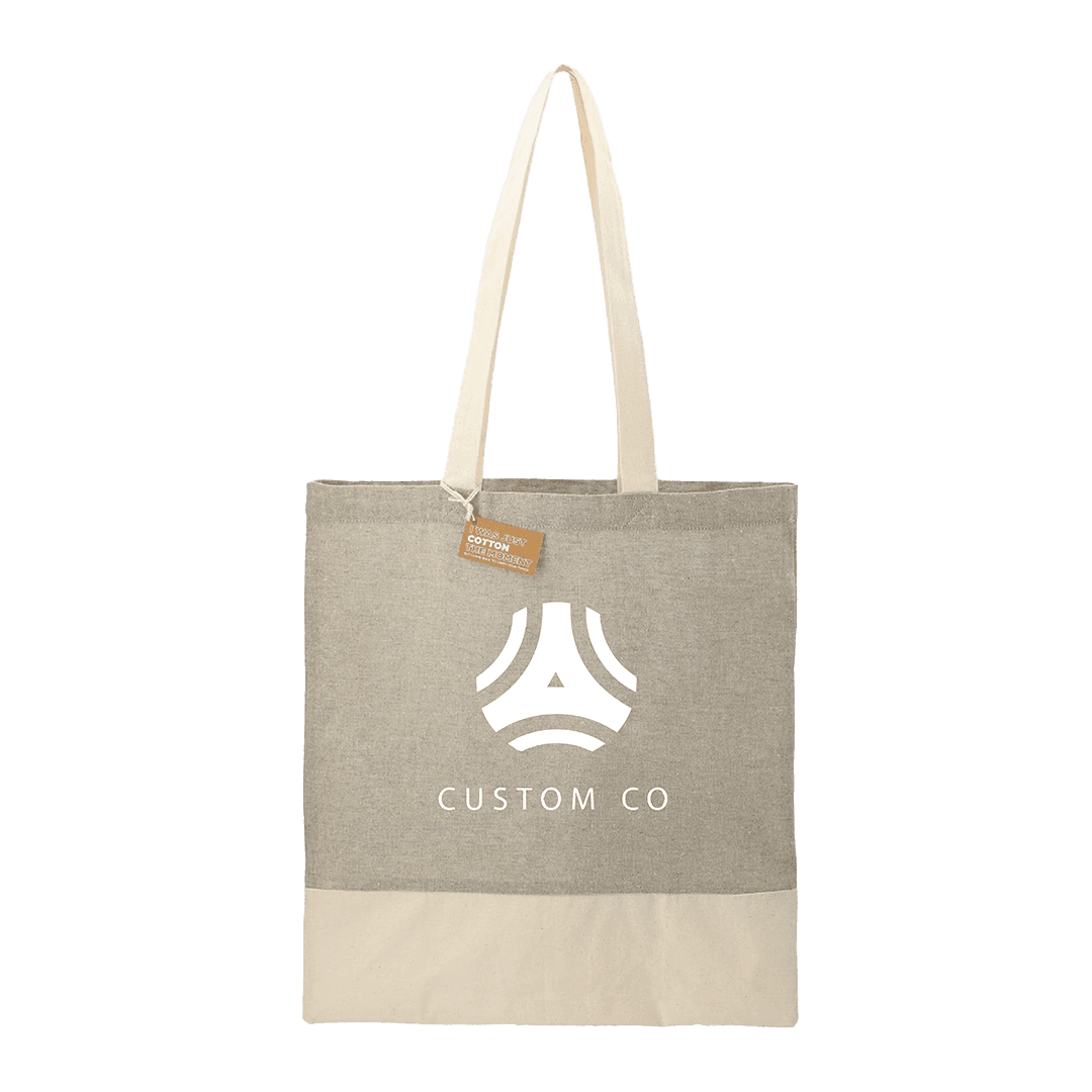 Recycled Cotton Twill Convention Tote 5 Oz. - Main product view 1