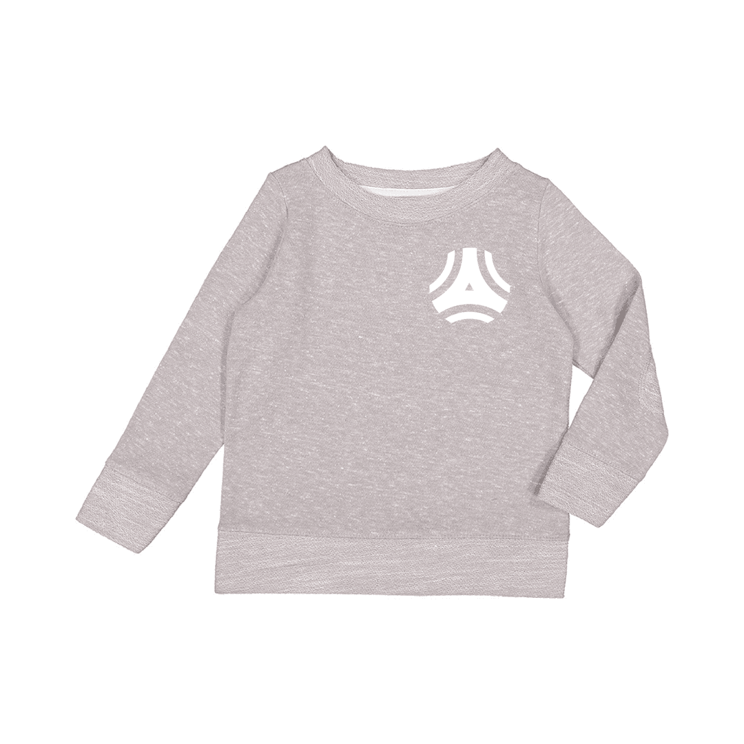 Rabbit Skins Toddler Crewneck with Melange Fabric and Elbow Patches-Toddler product image 1