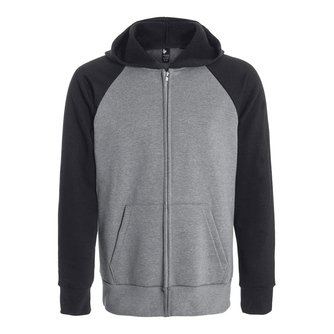Raglan Sleeve Full Zip Sweatshirt-Unisex product image 2